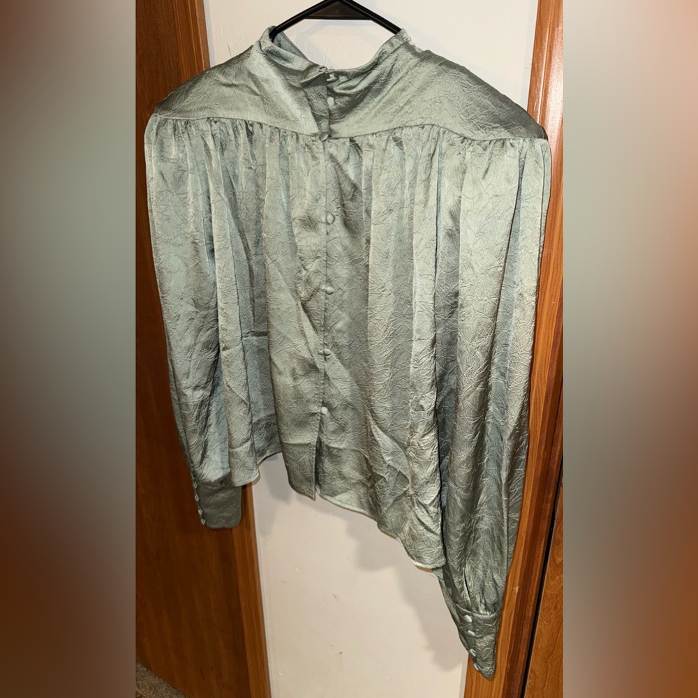 ASOS Edition Sage Blouse size 14 YOUTH